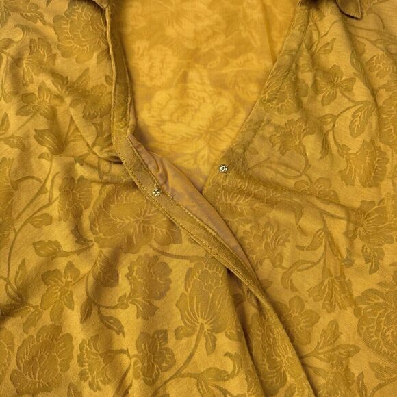 NWOT Anthropologie Maeve Fall Feminine Cottagecore Floral Burnout Wrap Top Sz. S - Picture 7 of 15